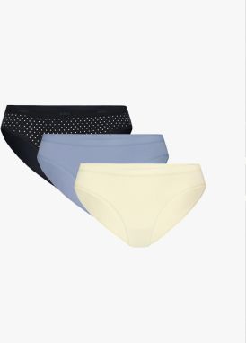 Women's panties ATLANTIC 3Pack - dark blue/blue/ecru