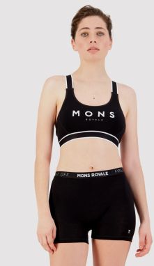 Women's bra Mons Royale merino black