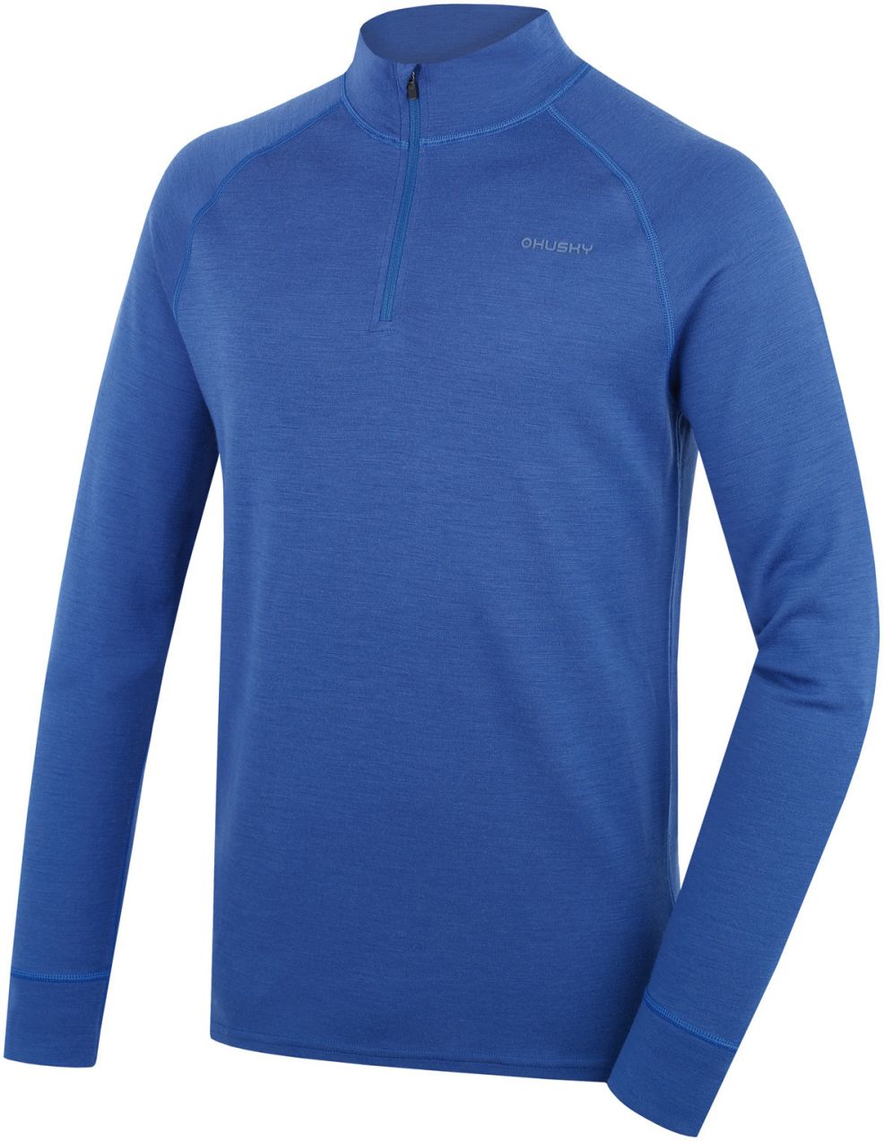 Men's merino sweatshirt HUSKY Aron Zip M blue
