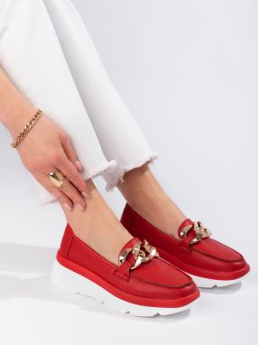 Dámske mokasíny VINCEZA Red