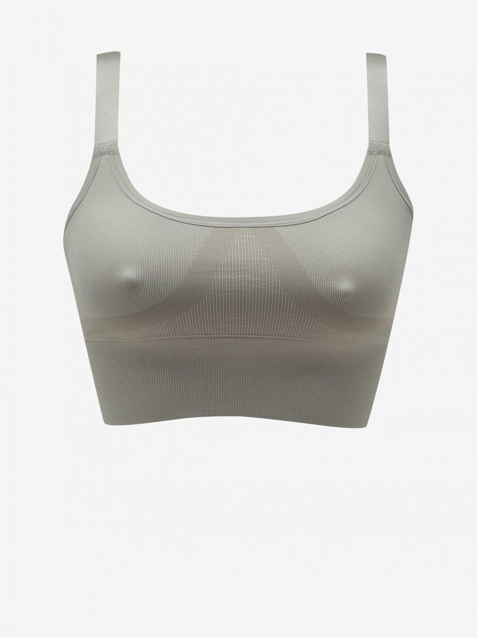 Svetlošedá dámska športová podprsenka Puma x VOGUE