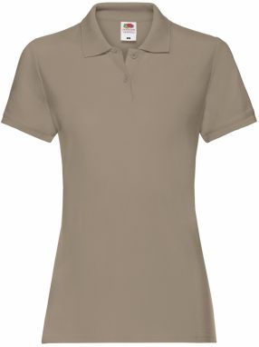 Khaki women's Polo Fruit of the Loom