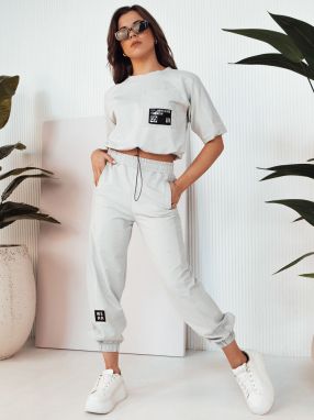 HOLTY women's tracksuit light grey Dstreet