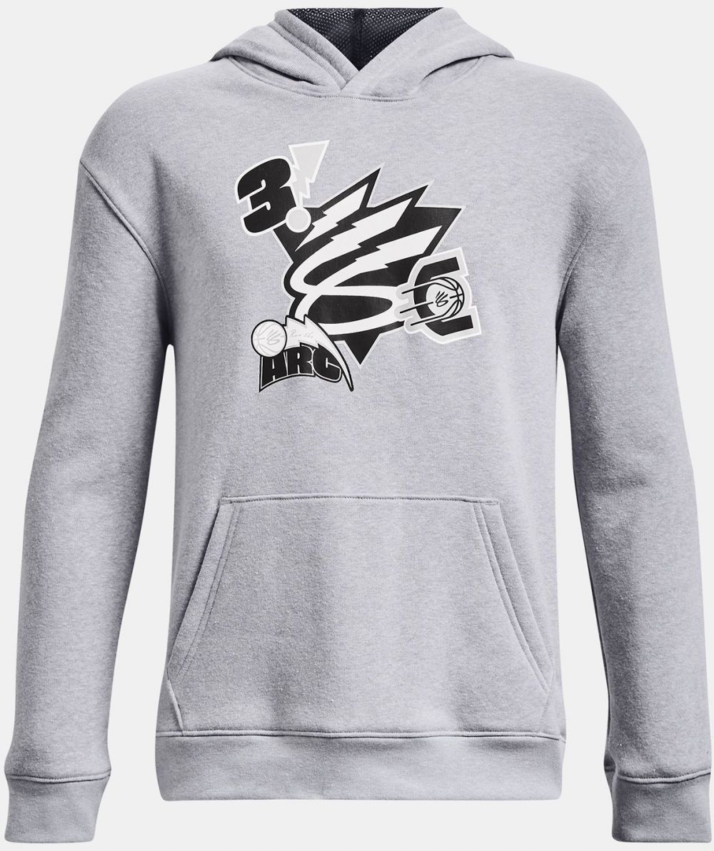 Mikina Under Armour Curry Boys Big Splash Hoodie-GRY