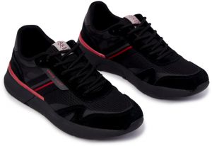 Men's Sport Shoes Cross Jeans Sneakers JJ1R4016C Black