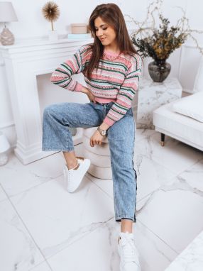 RAINBOW women's pink sweater Dstreet