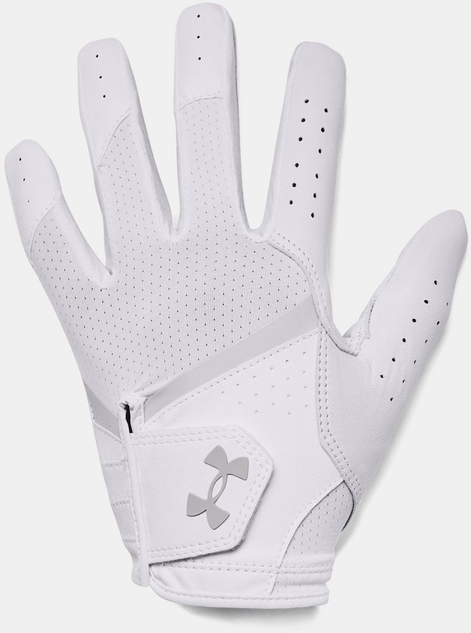 Biela dámska golfová kožená rukavica Under Armour UA Women IsoChill Golf Glove (1ks)
