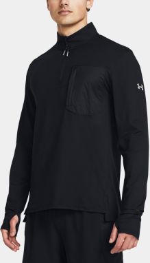 Čierna pánska mikina Under Armour UA Launch Trail ¼ Zip