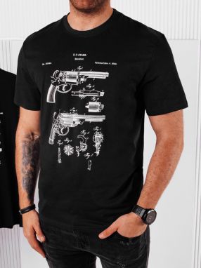 Men's T-shirt with black Dstreet print