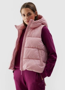 Women's 4F Synthetic Down Down Vest - Pink