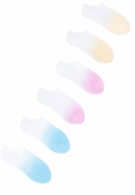 Yoclub Kids's Girls' Ankle Cotton Socks Tie Dye 3-Pack SKS-0090U-0000