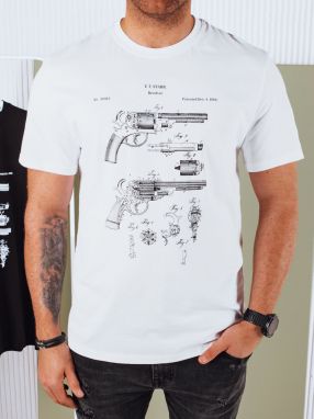 Men's T-shirt with white Dstreet print
