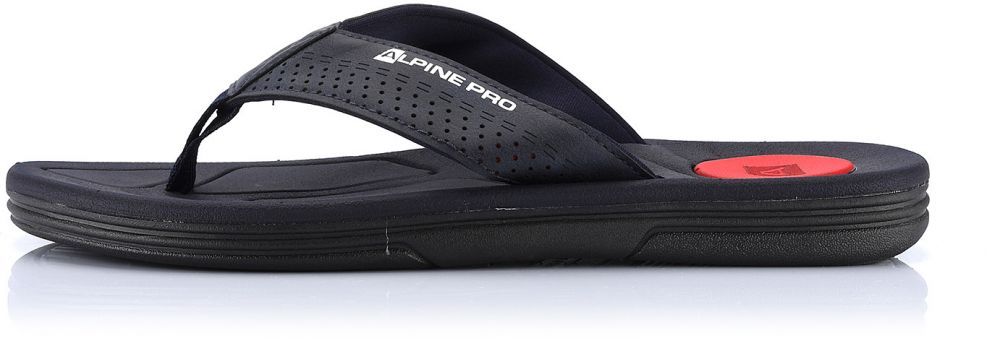 Čierne pánske žabky ALPINE PRO Ewan