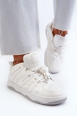 Women's eco leather sneakers white Berilla