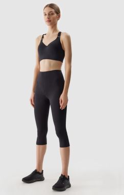 Women's 4F 3/4 Leggings - Black