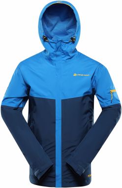 Men's jacket with ptx membrane ALPINE PRO NORM electric blue lemonade