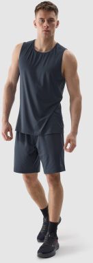 Men's quick-drying sports shorts 4F - denim