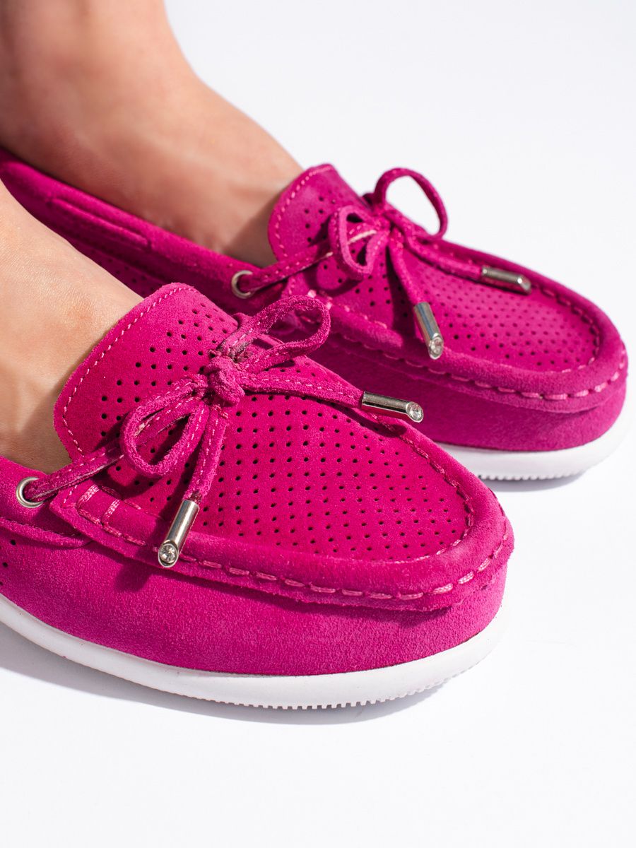 GOODIN Women's Fuchsia Loafers
