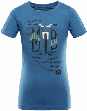 Children's cotton T-shirt ALPINE PRO BIGERO vallarta blue variant pc