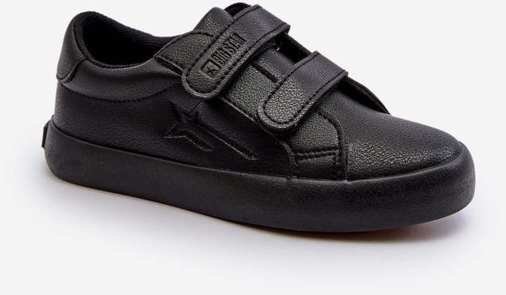 Children's Velcro Sneakers Big Star Black