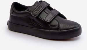 Children's Velcro Sneakers Big Star Black