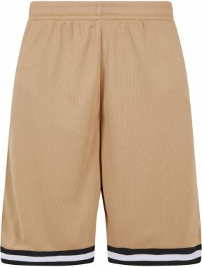 Men's Stripes Mesh Shorts - Unionbeige/Black/White