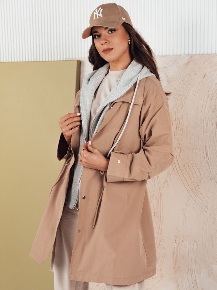 LOIRE women's parka jacket beige Dstreet