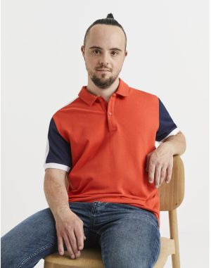 Tričká s krátkym rukávom pre mužov Celio - oranžová