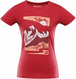 Women's cotton T-shirt ALPINE PRO ASP chilli variant pa