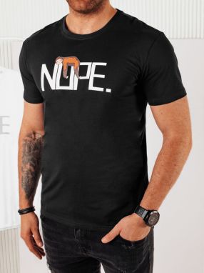 Men's T-shirt with black Dstreet print