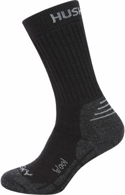 Kids socks HUSKY All Wool black