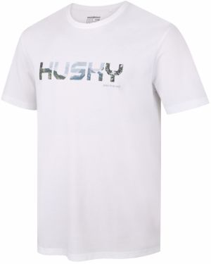 Men's cotton T-shirt HUSKY Tee Wild M white