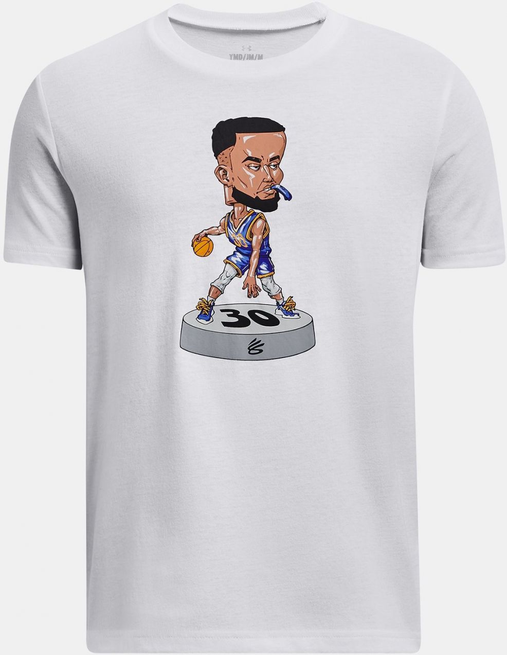 Biele chlapčenské tričko Under Armour Curry