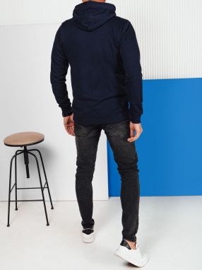 Men's Printed Sweatshirt, Navy Blue Dstreet