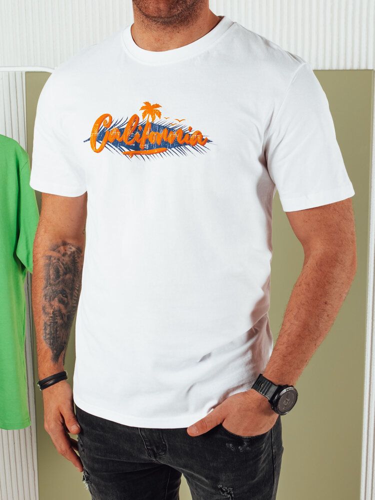 Men's T-shirt with white Dstreet print