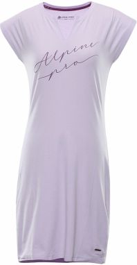 Women's dress ALPINE PRO RUBERA pastel lilac