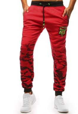 Pánske tepláky DStreet Red camo
