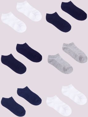 Yoclub Kids's Ankle Thin Socks Basic Colours 6-Pack P1