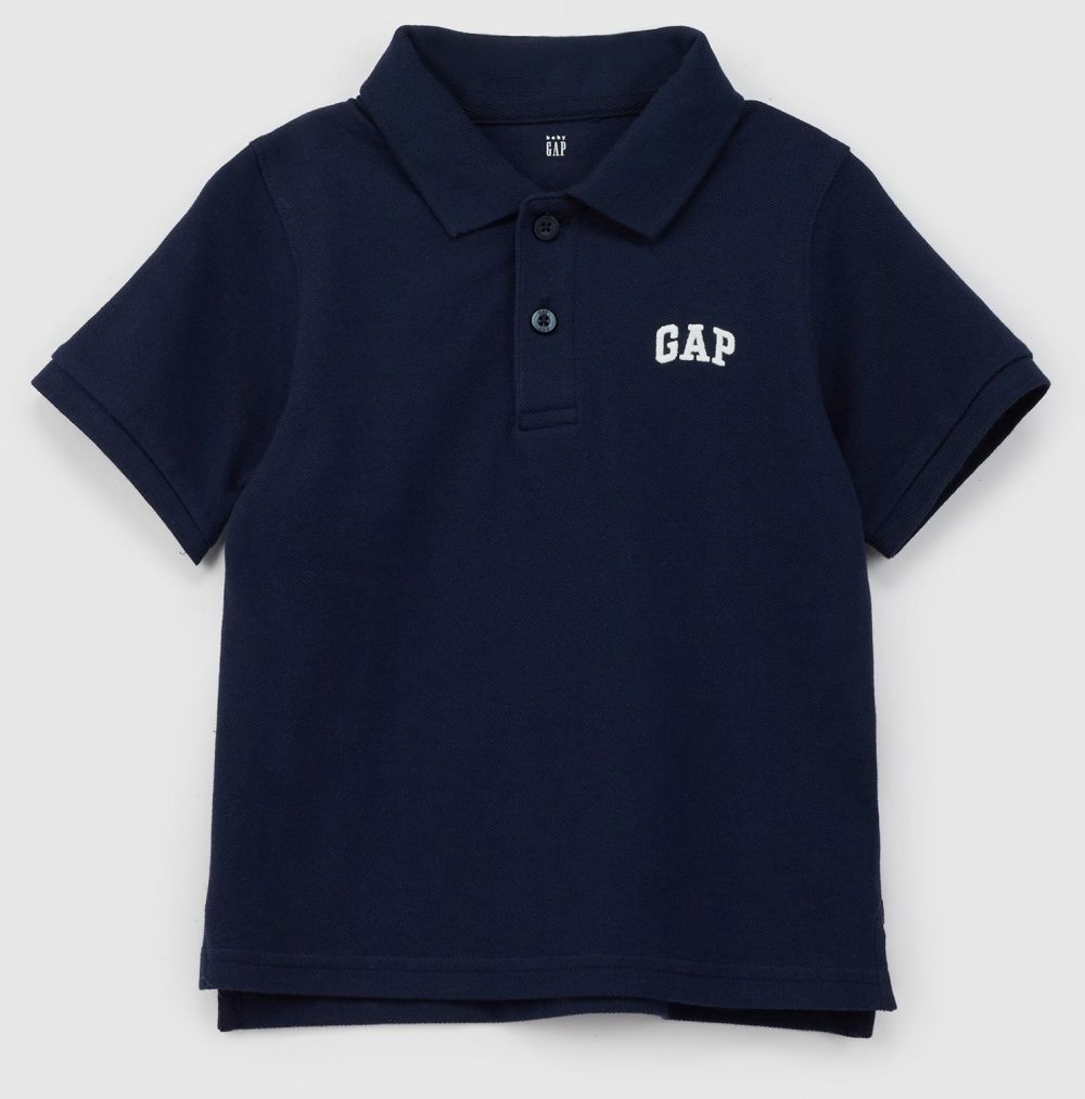Tmavomodré chlapčenské polo tričko s logom GAP
