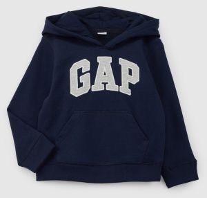 Tmavomodrá chlapčenská mikina s kapucňou GAP
