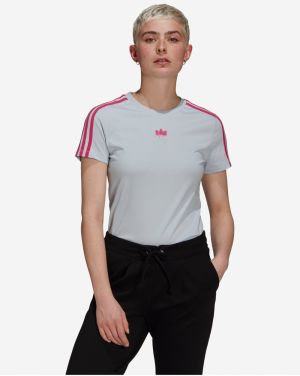 Tričká s krátkym rukávom pre ženy adidas Originals - sivá