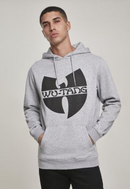 Mikina s kapucňou Wu-Wear Logo v sivej farbe Heather