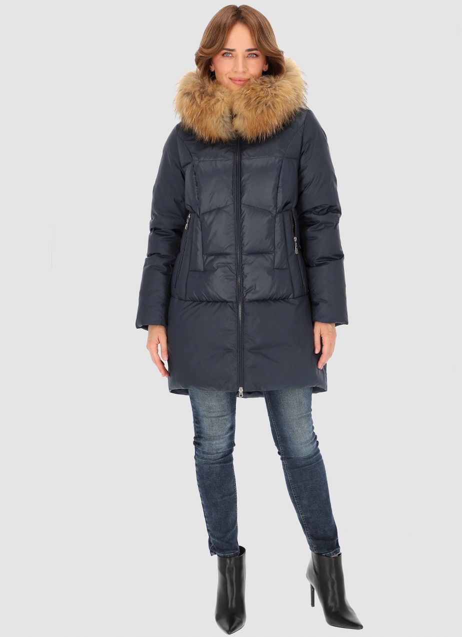 PERSO Woman's Jacket BLH232020FR Navy Blue