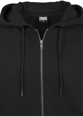 Basic Zipper Hoody Black
