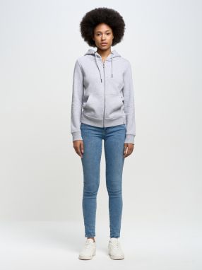 Big Star Dámska mikina na zips Sweat 171493 Black-901