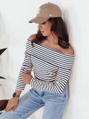 Women's blouse TESSO with Spanish flu, navy blue Dstreet
