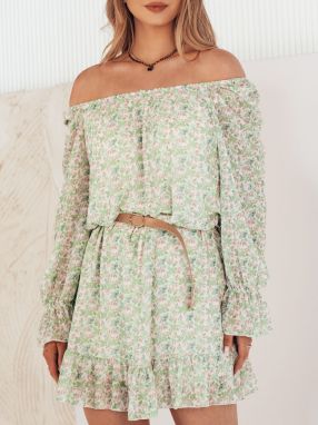KERVEN Spanish Green Dstreet Dress