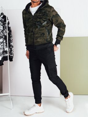 Men's Camo Green Dstreet Zipper Hoodie