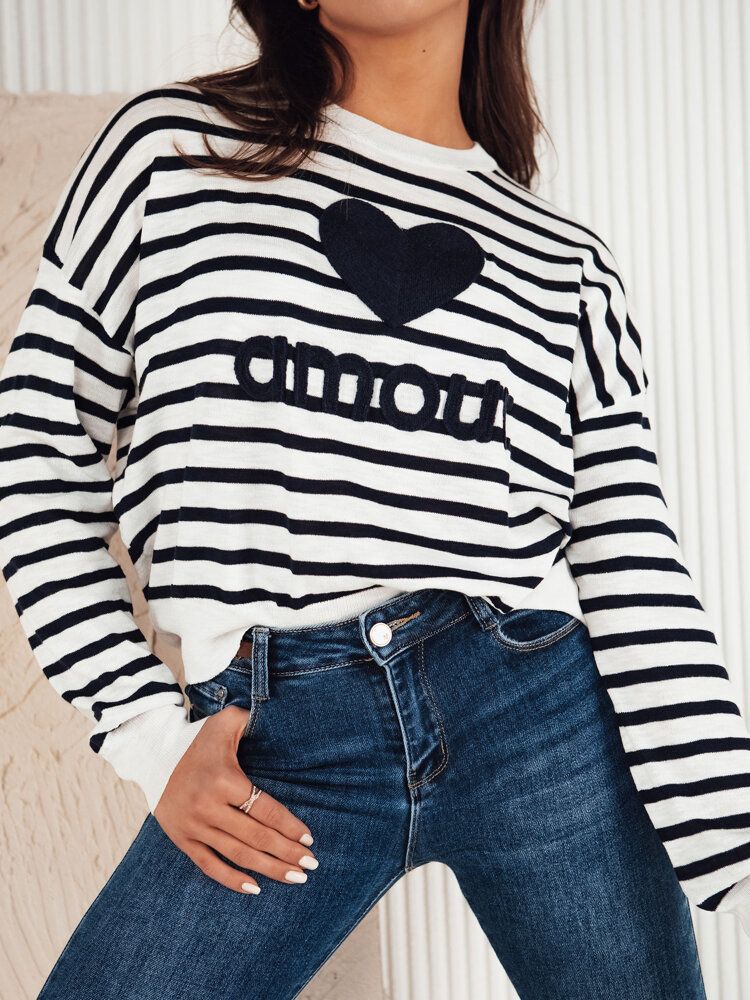 NOVES Women's Sweater Dstreet Navy Blue