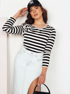 Women's striped blouse MORAS black Dstreet